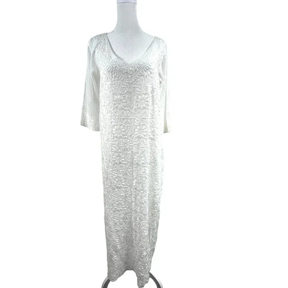Gretchen Scott Designs | Dresses | Gretchen Scott White Embroidered Maxi  Dress Xs Copacabana Gauzy Beach Wedding | Poshmark